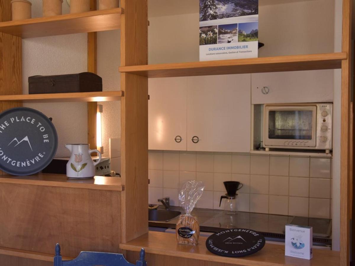 Appartement Cosy 2 Pieces Au Pied Des Pistes, Parking Et Casier A Skis - Fr-1-266-62 Montgenevre Luaran gambar